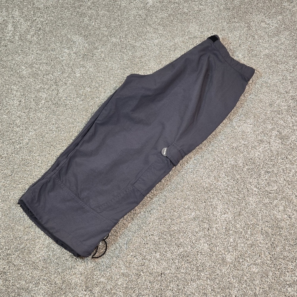 Alpine Design Women's Tech Series Cargo Capri Hiking Pants Size‎ L Black